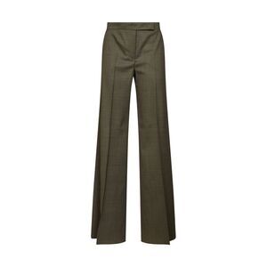 Max Mara Women Khaki Green Glen Plaid Wool Mxmnetto Trousers